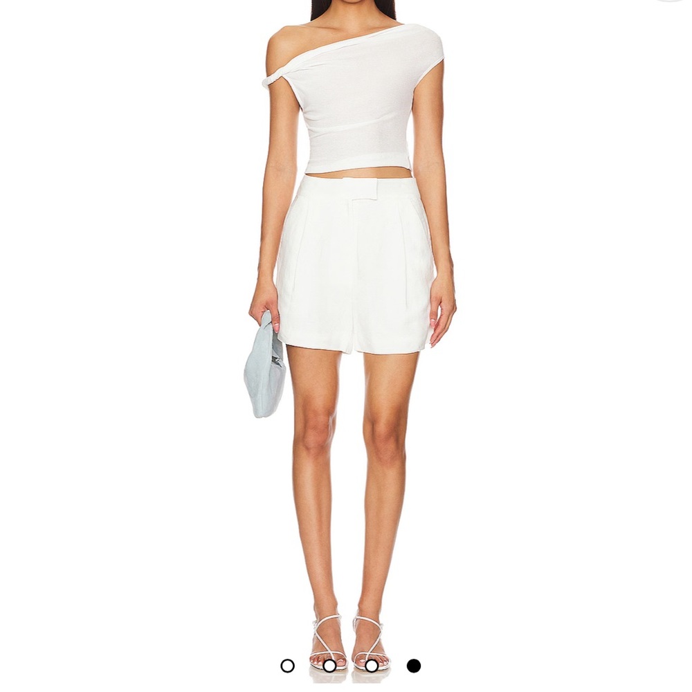 Lovers + Friends White High Waist Shorts (new) via Revolve